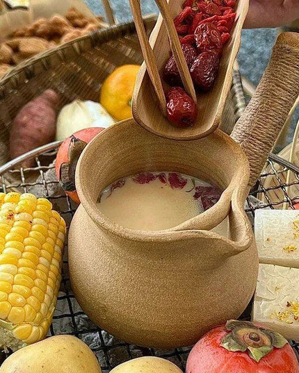 Artisanal Clay Tea Brewing Set with Handcrafted Justice Cup for an Elevated Experience