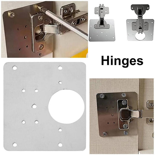 Stainless Steel Hinge Repair Tool Kit for Effortless Cabinet and Wardrobe Solutions