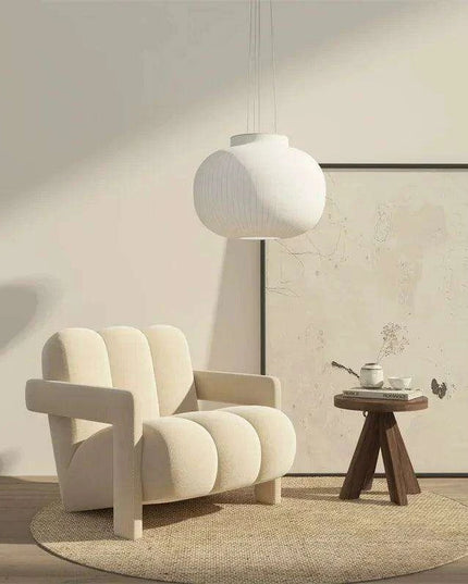 Luxe Velvet Retreat Lounge Chair - Stylish Comfort for Modern Living