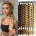 Chic Transformation: 24-Inch Long Twist Braid Ponytail Extensions for Effortless Elegance