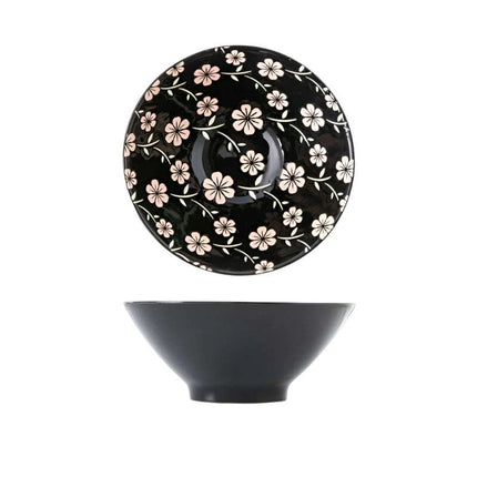 Chic Japanese Ceramic Ramen and Soup Bowl Collection - Essential for Elegant Dining Experiences