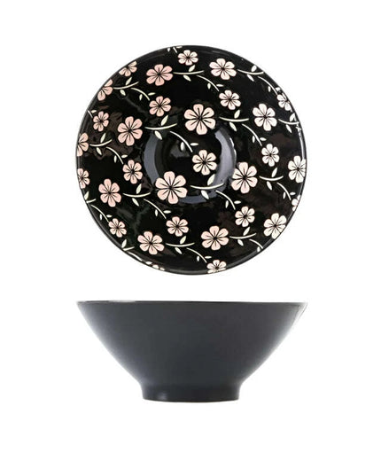 Chic Japanese Ceramic Ramen and Soup Bowl Collection - Essential for Elegant Dining Experiences