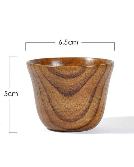 Handcrafted Rustic Spruce Wood Mug - Stylish Natural Drinkware for All Beverages