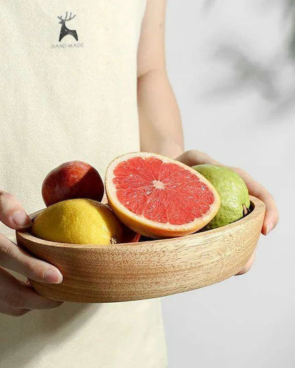 Chic Acacia Wood Serving Bowl - The Perfect Centerpiece for Entertaining and Snacks