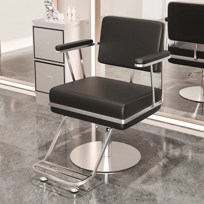 Hydraulic Salon Chair with Reclining Function - Ideal for Shampooing & Makeup Artist