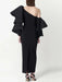 Customizable One-Shoulder Asymmetrical Ruffled Evening Gown