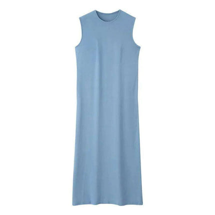 Elegant Ruffle Maxi Dress & Lettuce Edge Cardigan Set for Women