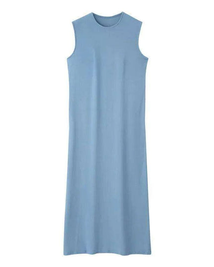 Elegant Ruffle Maxi Dress & Lettuce Edge Cardigan Set for Women