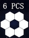 Hexagon RGB Ambient Light Display Kit with Bluetooth Music Sync and Customizable Designs - Ideal for Gaming and Home Decor