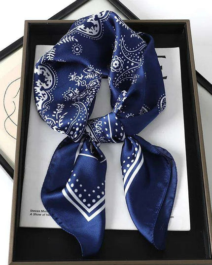 Chic Toddler Elegance: Luxurious 70x70cm Silk Scarf for Ages 6 Months to 4 Years