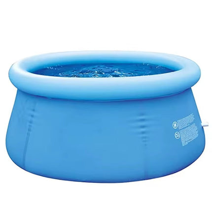 Inflatable Top Ring Swimming Pool - Easy Setup, Family-Friendl