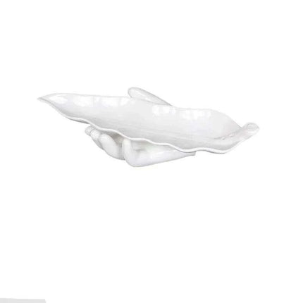 Elegant White Ceramic Dinnerware Set for a Luxurious Dining Experience