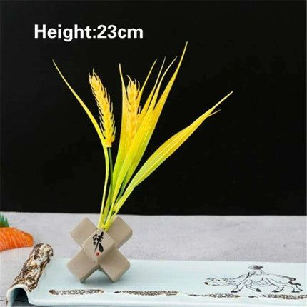 Elegant Plum Blossom Sushi and Sashimi Serving Set with Bento Mold