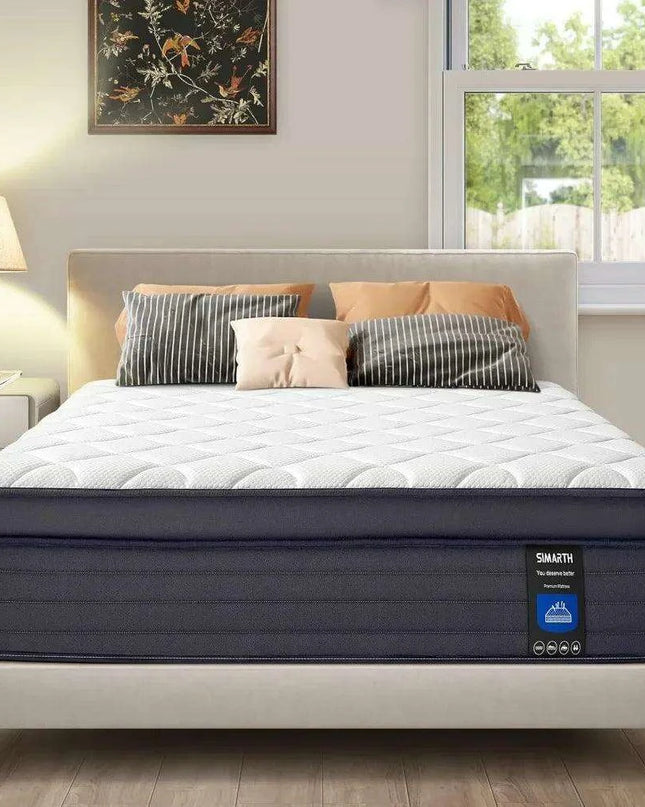 12-Inch Luxury Gel Infused Queen Hybrid Mattress