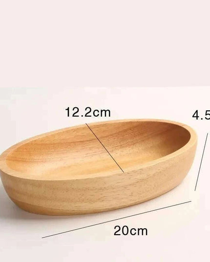 Chic Acacia Wood Serving Bowl - The Perfect Centerpiece for Entertaining and Snacks