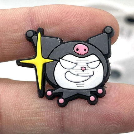 Kuromi Delight Shoe Charm: Whimsical Footwear Enhancement