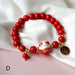 Charming Maneki Neko Luck Bracelet - A Joyful Gift for Women and Girls
