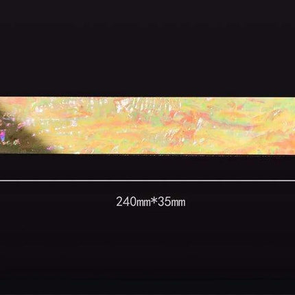 Luminous Iridescent Abalone Celluloid Guitar Head Veneer Sheet for Luthiers - 1PC Inlay Strips