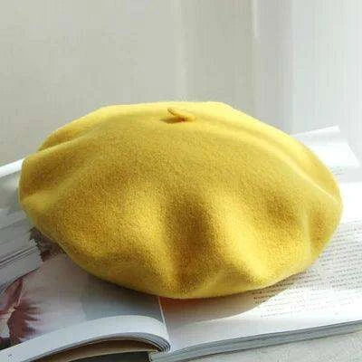 Chic Wool Beret for Women - Timeless Style Meets Cozy Comfort