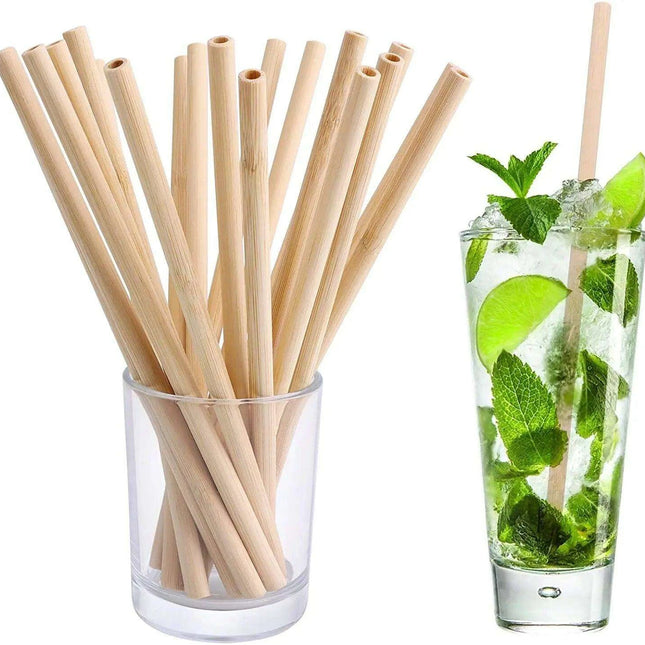 Sustainable Bamboo Drinking Straws - Stylish, Safe, and Eco-Friendly for a Greener Tomorrow