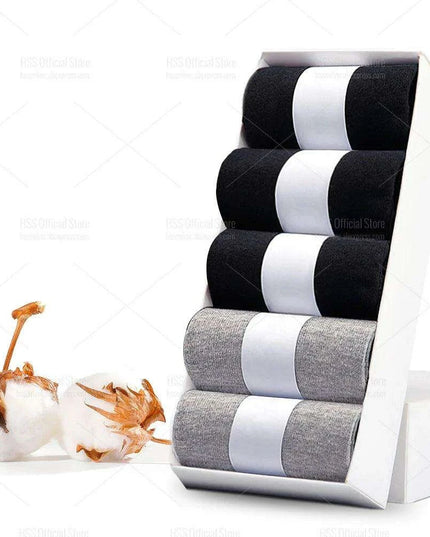 Chic Men's Cotton Dress Socks for Every Occasion