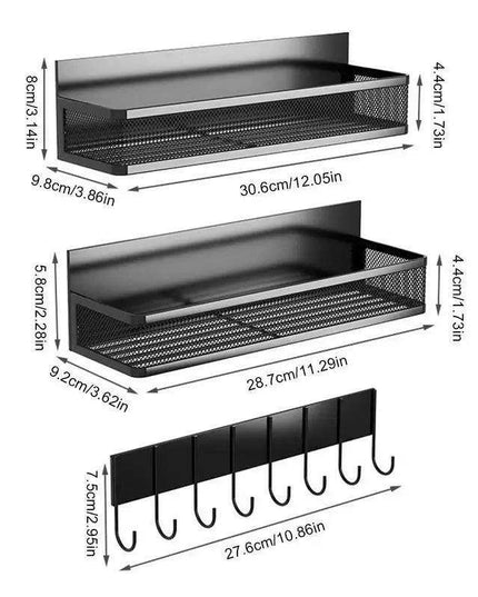 Magnetic Spice and Towel Holder for Kitchen Organization