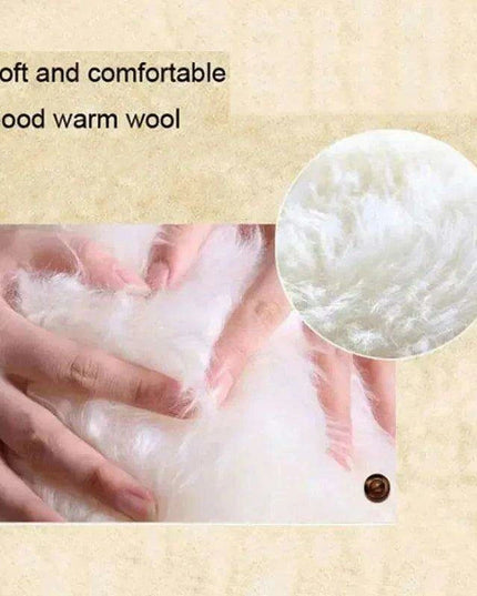 Sumptuous Authentic Australian Sheepskin Wool Area Rug - Cozy and Chic Home Accent Mat