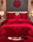 Red / Queen Flat Sheet 4pc