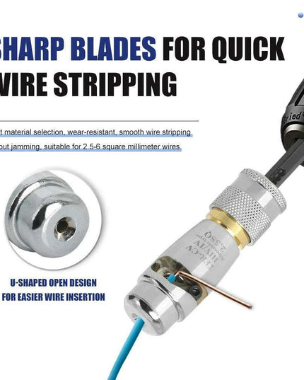 Lightweight Aluminum Wire Stripping Toolkit for Electricians: Efficient and Portable Solution