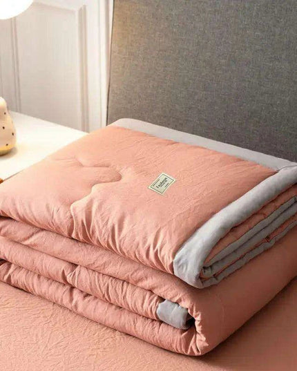 Japanese Minimalist Cotton Comforter for Cozy Cool Nights
