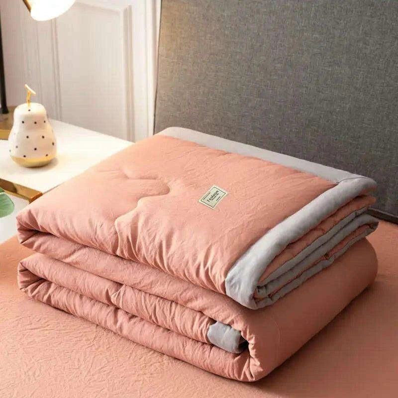 Japanese Minimalist Cotton Comforter for Cozy Cool Nights