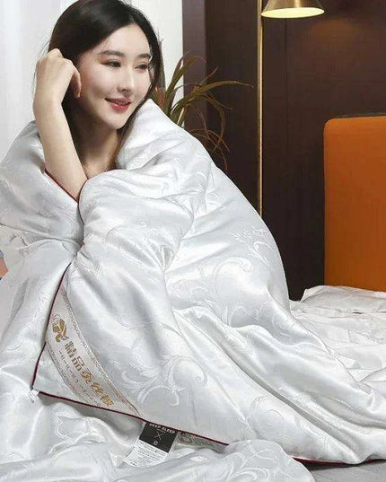 Handmade Silk Quilt with Japanese Style