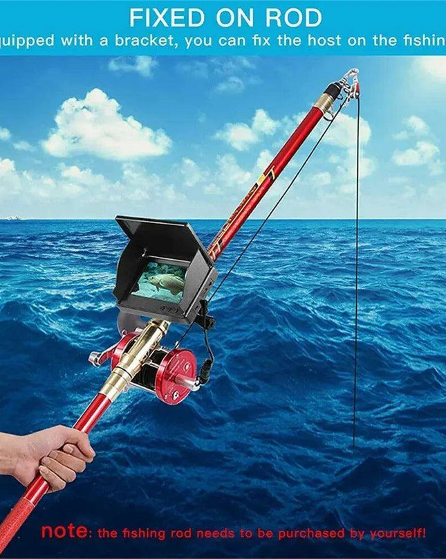 Professional 1080P Underwater Fishing Camera with 4.3" LCD, 220° Field of View, Night Vision, and Waterproof Design