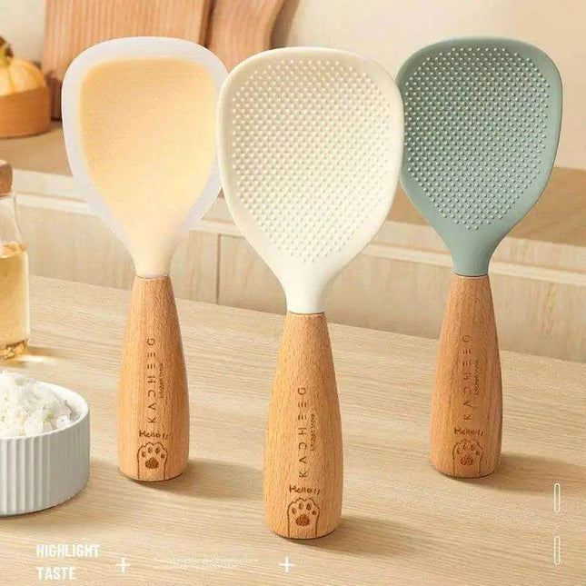 Sustainable Elevated Rice Serving Paddle Spoon