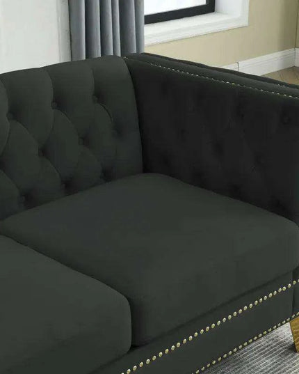 Chesterfield Velvet Couch for Elegant Living Spaces
