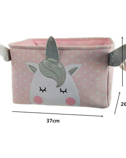Chic Collapsible Canvas Storage Bin for Kids