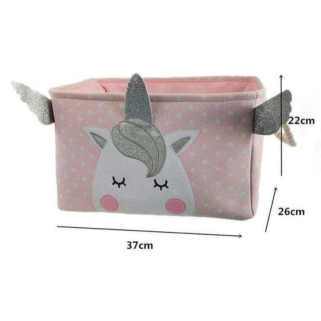 Chic Collapsible Canvas Storage Bin for Kids