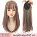 Seamless White Hair Clip-In Bangs for Effortless Style Transformation