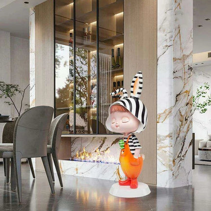 Whimsical Abstract Figurine Decor