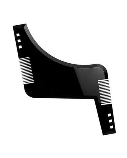Men's Premium Beard Grooming Comb & Shaping Template Tool - Lightweight, Versatile, and Essential for Perfect Beard Styles