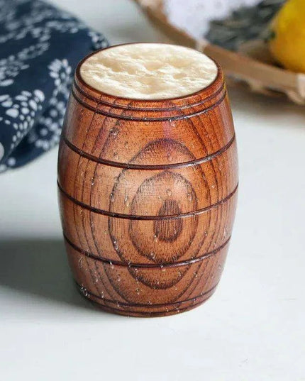 Artisan Japanese Sour Jujube Wood Beverage Mug Set