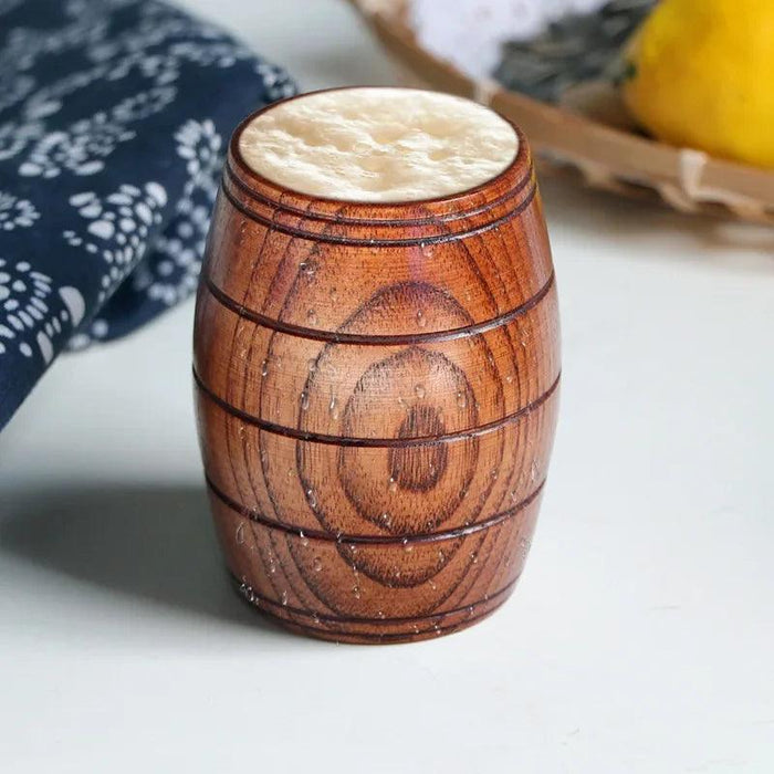 Artisan Japanese Sour Jujube Wood Beverage Mug Set