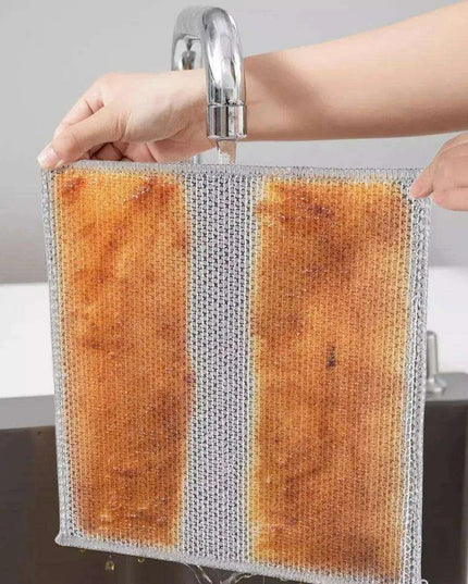 Premium Non-Stick Steel Wire Cleaning Towels: Ultimate Kitchen Maintenance Set