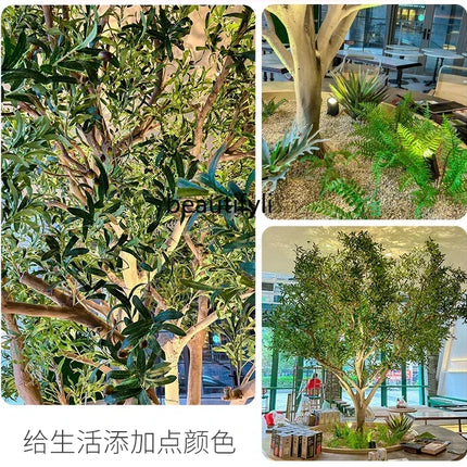 1822003 Simulation Olive Tree Large on-the-Ground Green Plant Landscape Bionic Fake Trees Decorative Showcase Landscape 1822003-simulation-olive-tree-large-on-the-ground-green-plant-landscape-bionic-fake-trees-decorative-showcase-landscape