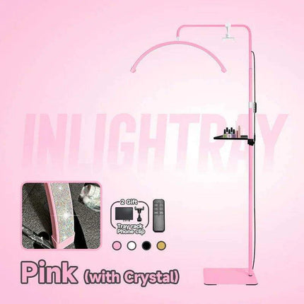 Professional LED Nail Salon Lamp with Remote Control and Built-in Metal Tray for Enhanced Beauty Treatments