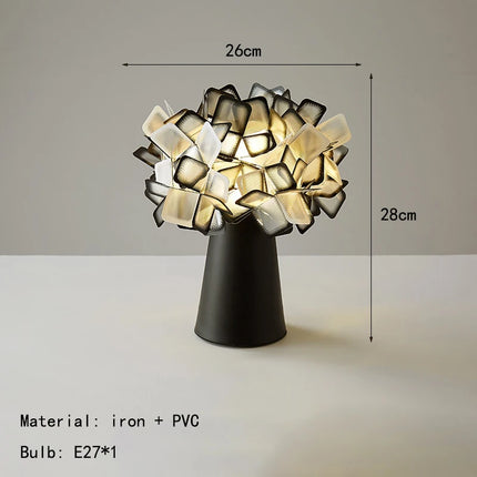 Cozy Beam Nordic Flower Art LED Table Lamp - Multiple Colors & Elegant