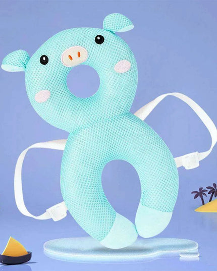 Bee-Themed Toddler Safety Backpack with Adjustable Headguard for Safe Adventures