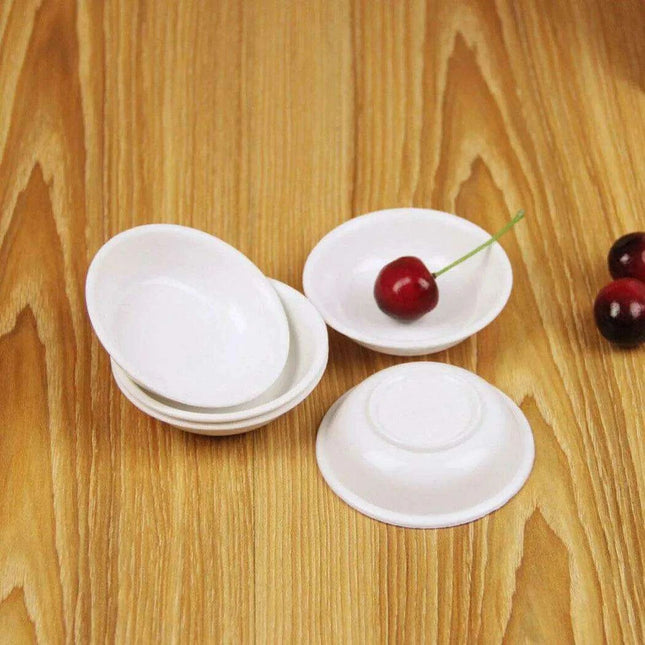 40-Piece Durable Plastic Sauce and Condiment Dish Set - Versatile Dipping Bowls