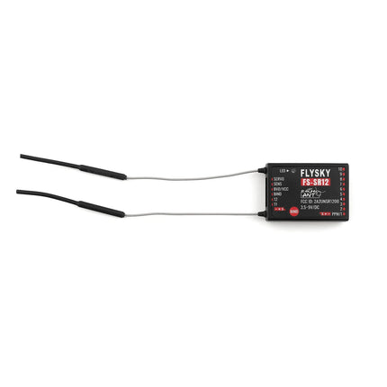 FLYSKY FS-SR12 12-Channel 2.4G Receiver with Dual Antenna for RC Model