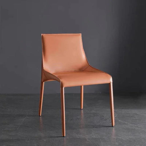 Elegant Leather Dining Chair with Modern Comfort and Style